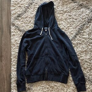 J. Crew Navy Blue Zip Up Sweater